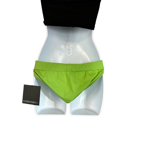 Norma Kamali Green Cheeky Bikini Bottom MEDIUM Quiet Luxury Minimalist $60 NEW - Picture 5 of 9